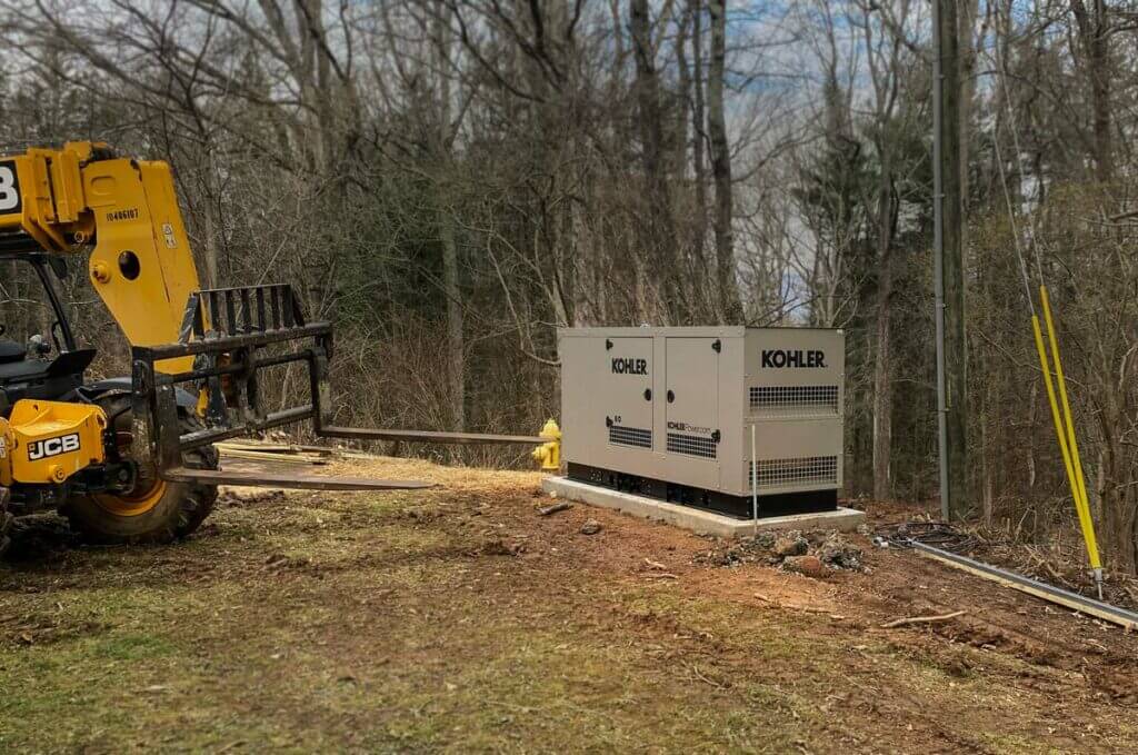 Commercial Kohler Generator Installation
